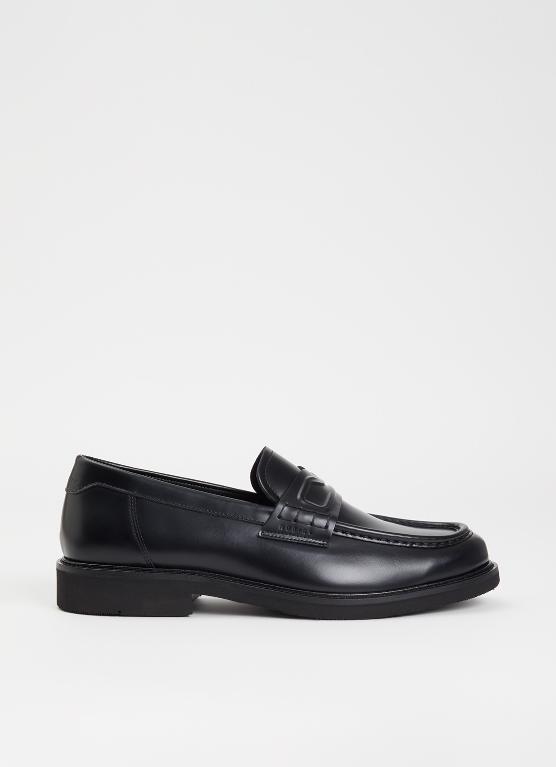 Nubikk Jones Gatsby loafer van leer - voorkant zwart