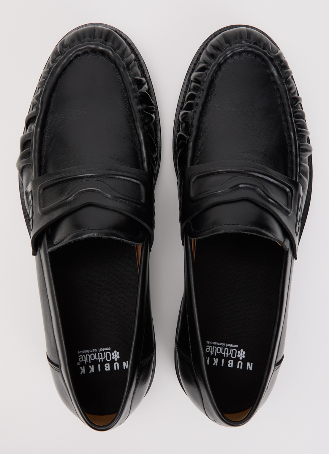 Nubikk Jones Mio loafer van leer  - detail 2 zwart
