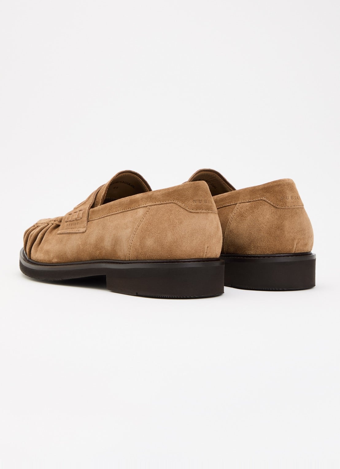 Nubikk Jones Mio loafer van suède - achterkant 5 lichtbruin