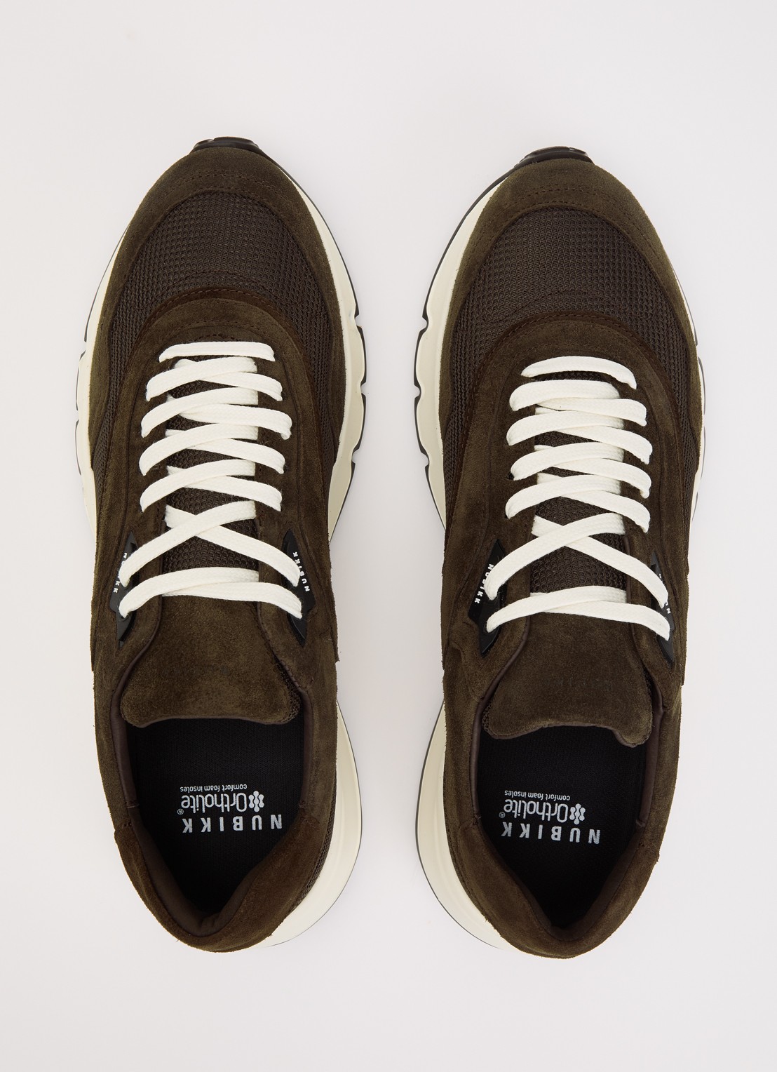 Nubikk Luca Noa sneaker met suède details - detail 3 grijs