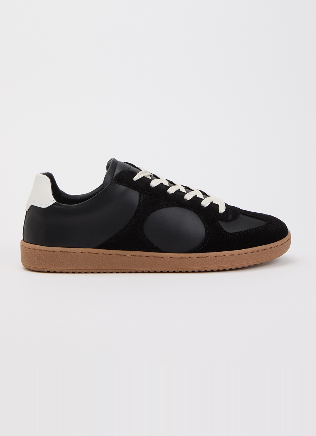 Nubikk Ray Rio sneakers van leer met details van suéde  - voorkant 4 zwart