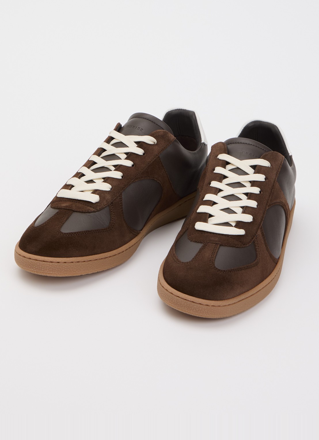 Nubikk Ray Rio sneakers van leer met details van suéde  - detail 2 bruin
