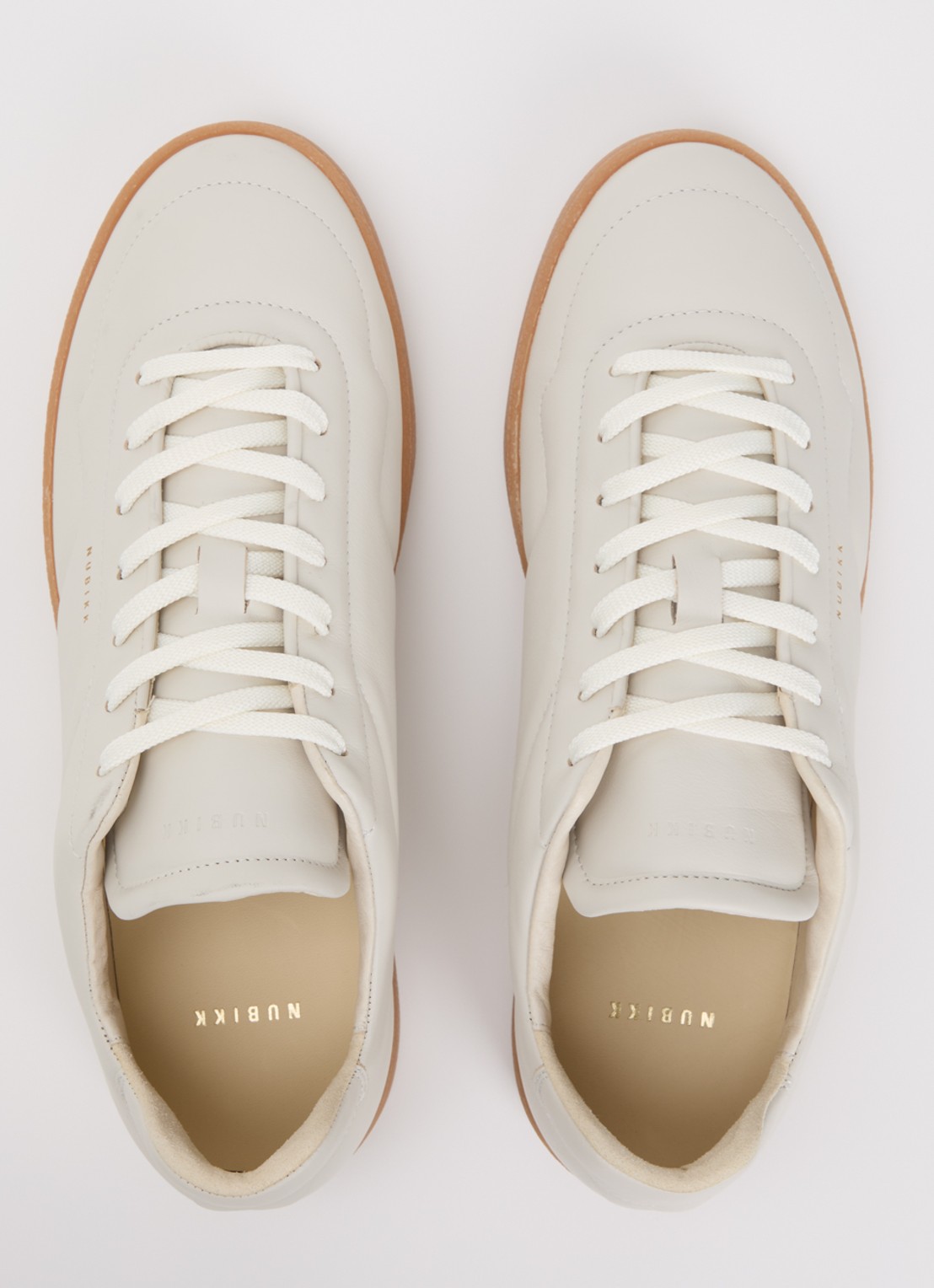 Nubikk Ray Rush sneaker van leer - detail 2 beige