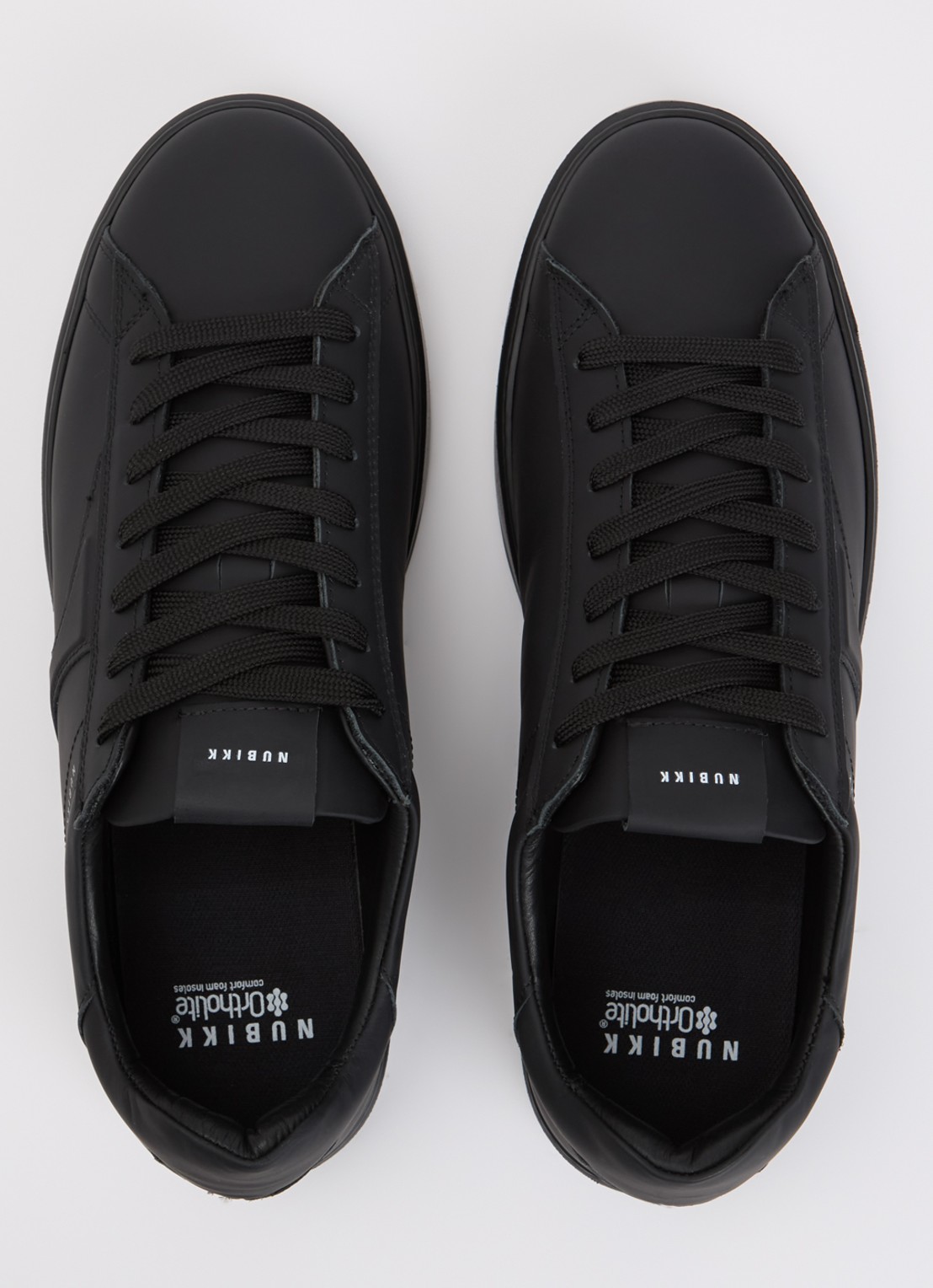 Nubikk Vick Cosmo sneaker van leer - detail 3 zwart