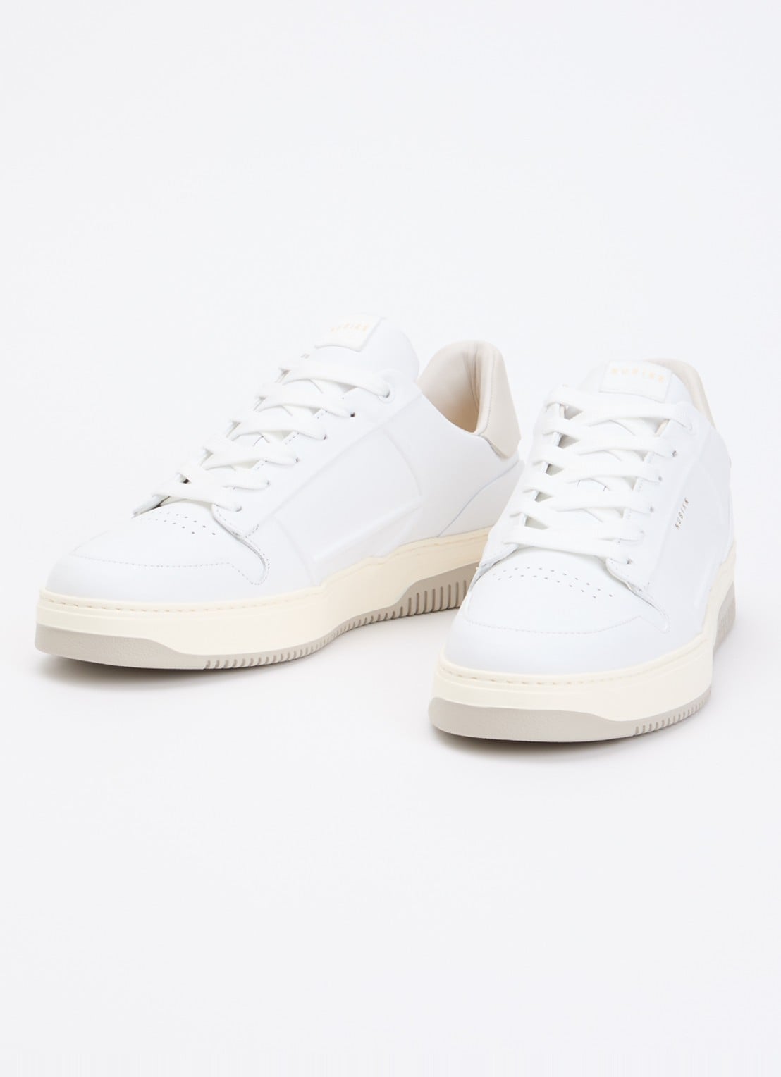 Nubikk Vick Cosmo sneaker van leer - detail 3 wit