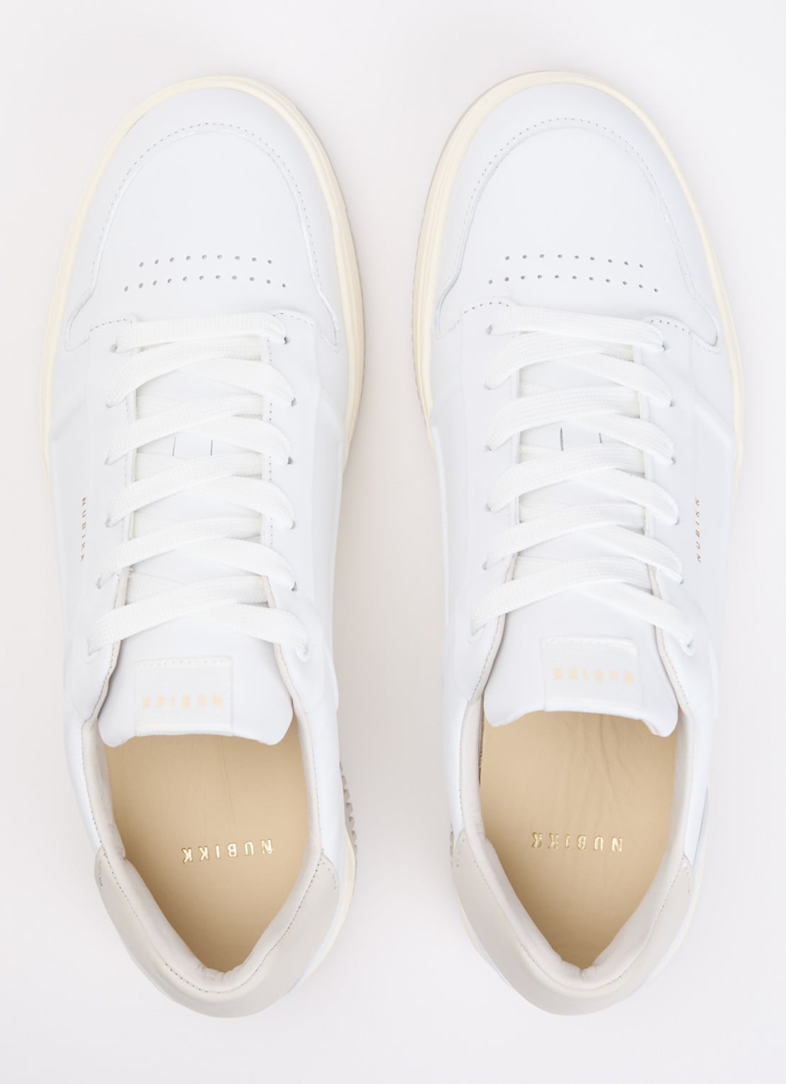 Nubikk Vick Cosmo sneaker van leer - detail 4 wit