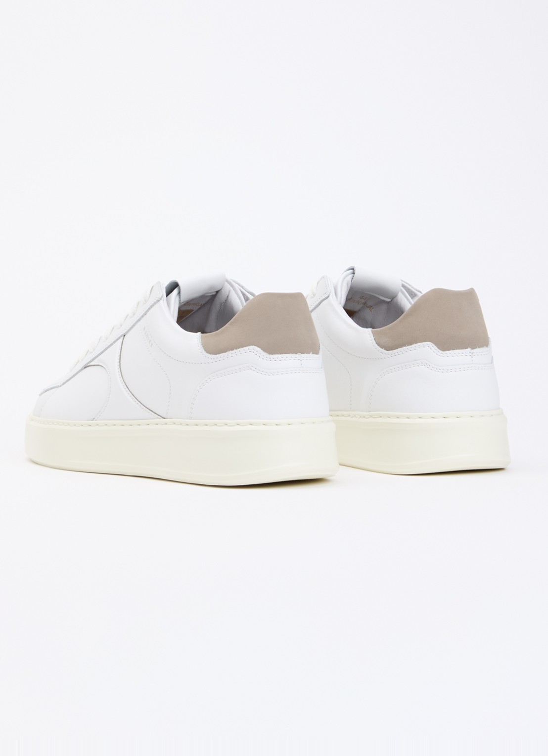 Nubikk Vick Cosmo sneaker van leer - achterkant 5 wit