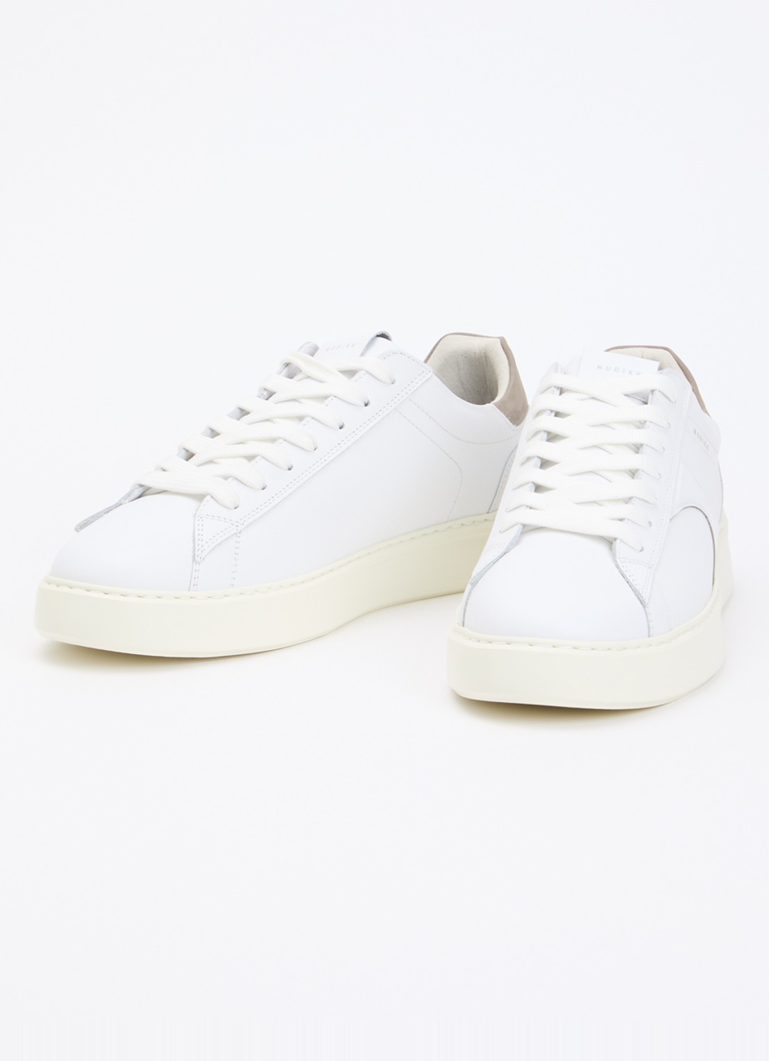 Nubikk Vick Cosmo sneaker van leer - detail 2 wit
