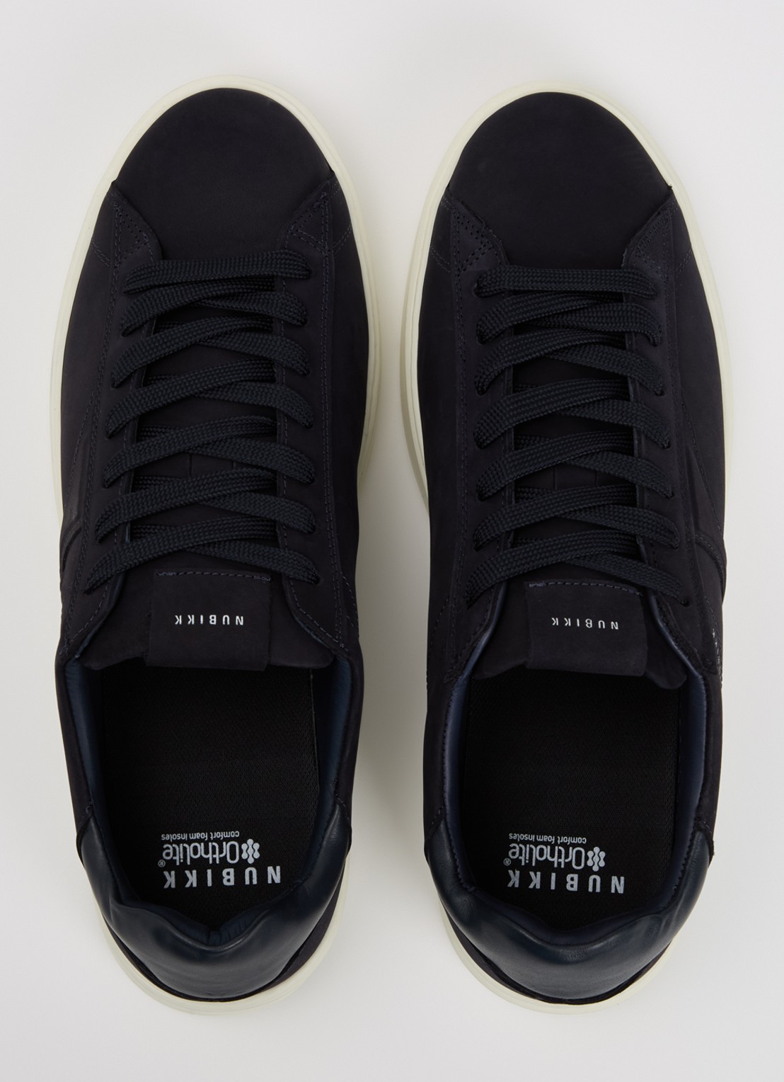 Nubikk Vick Cosmo sneaker van nubuck - detail 2 donkerblauw