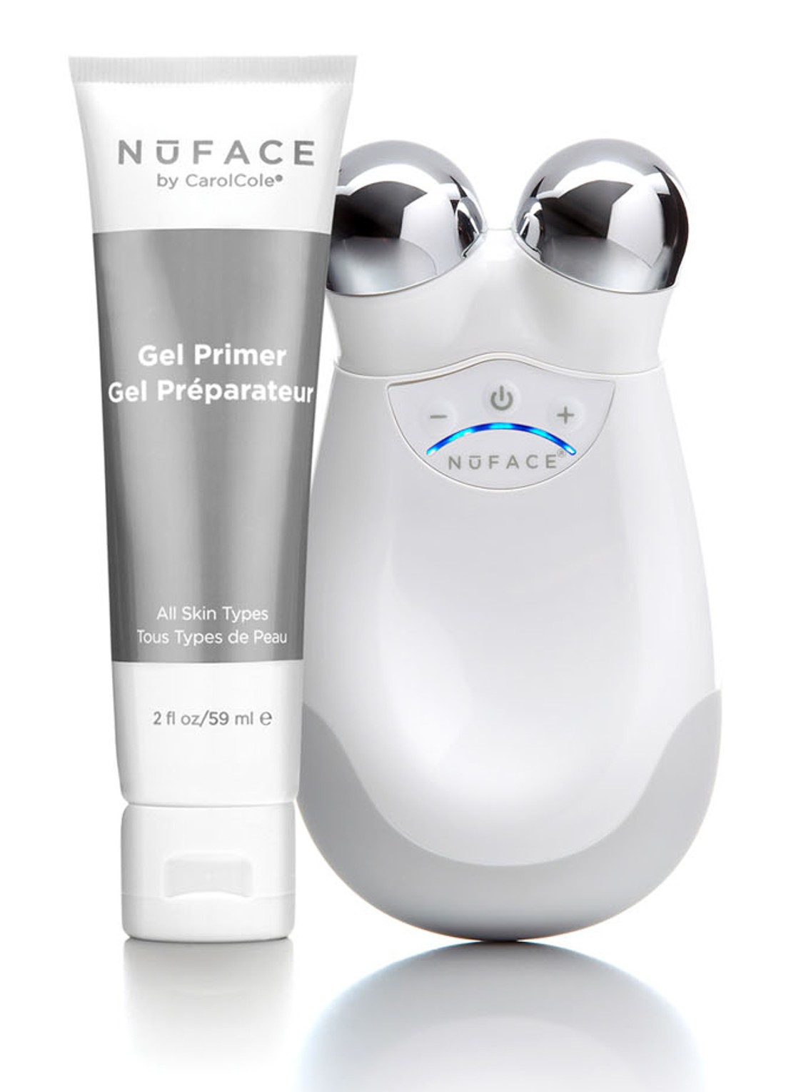 NuFACE Trinity Gift Set The Wrinkle Reducer - gezichtstool verzorgingsset - voorkant undefined