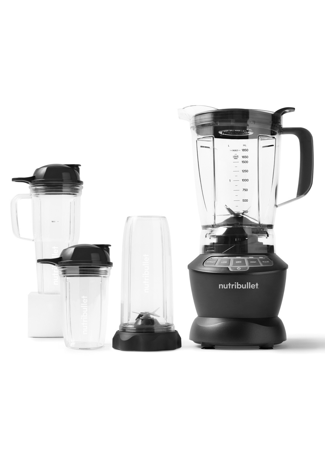 Nutribullet 1200 Combo blender 1,8 liter V08457 - achterkant 5 donkergrijs
