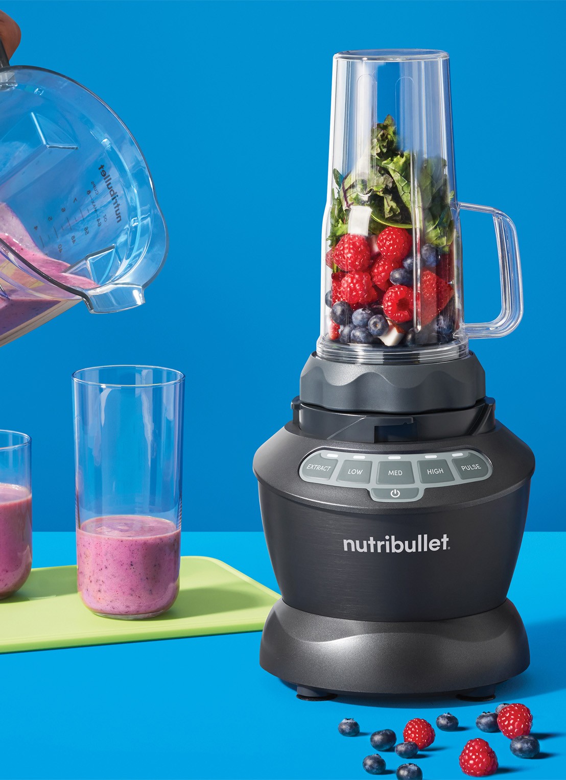 Nutribullet 1200 Combo blender 1,8 liter V08457 - detail 3 donkergrijs