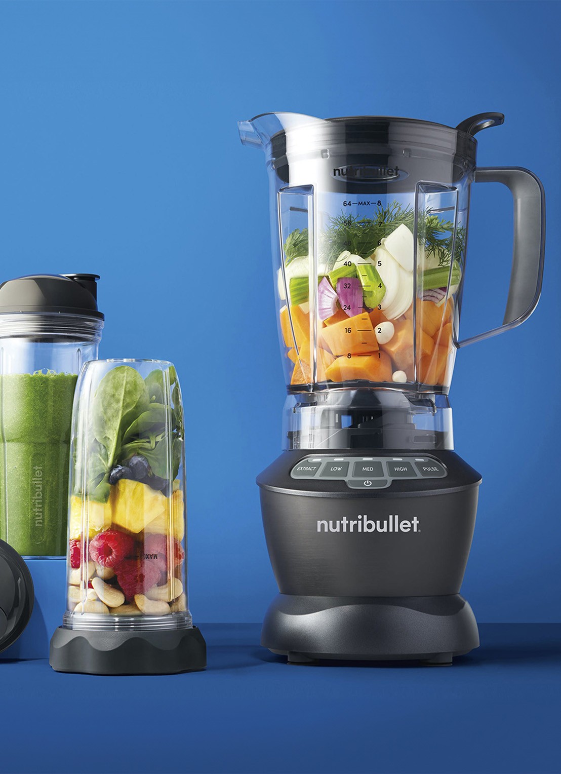 Nutribullet 1200 Combo blender 1,8 liter V08457 - detail 4 donkergrijs