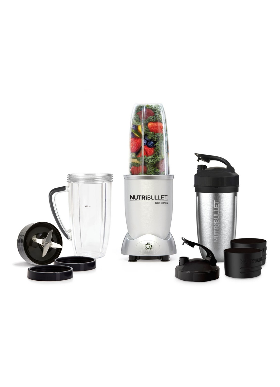 Nutribullet 1200 Series Pro blender V05185 - detail zilver