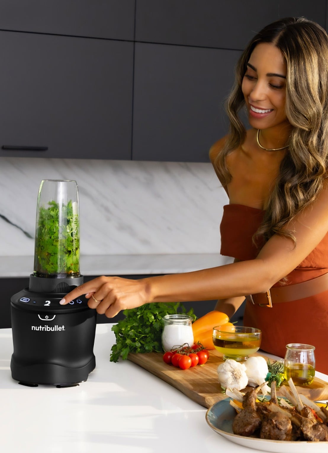 Nutribullet 1500 Smart Sense Combo blender 1,8 liter V09706 - detail 2 zwart