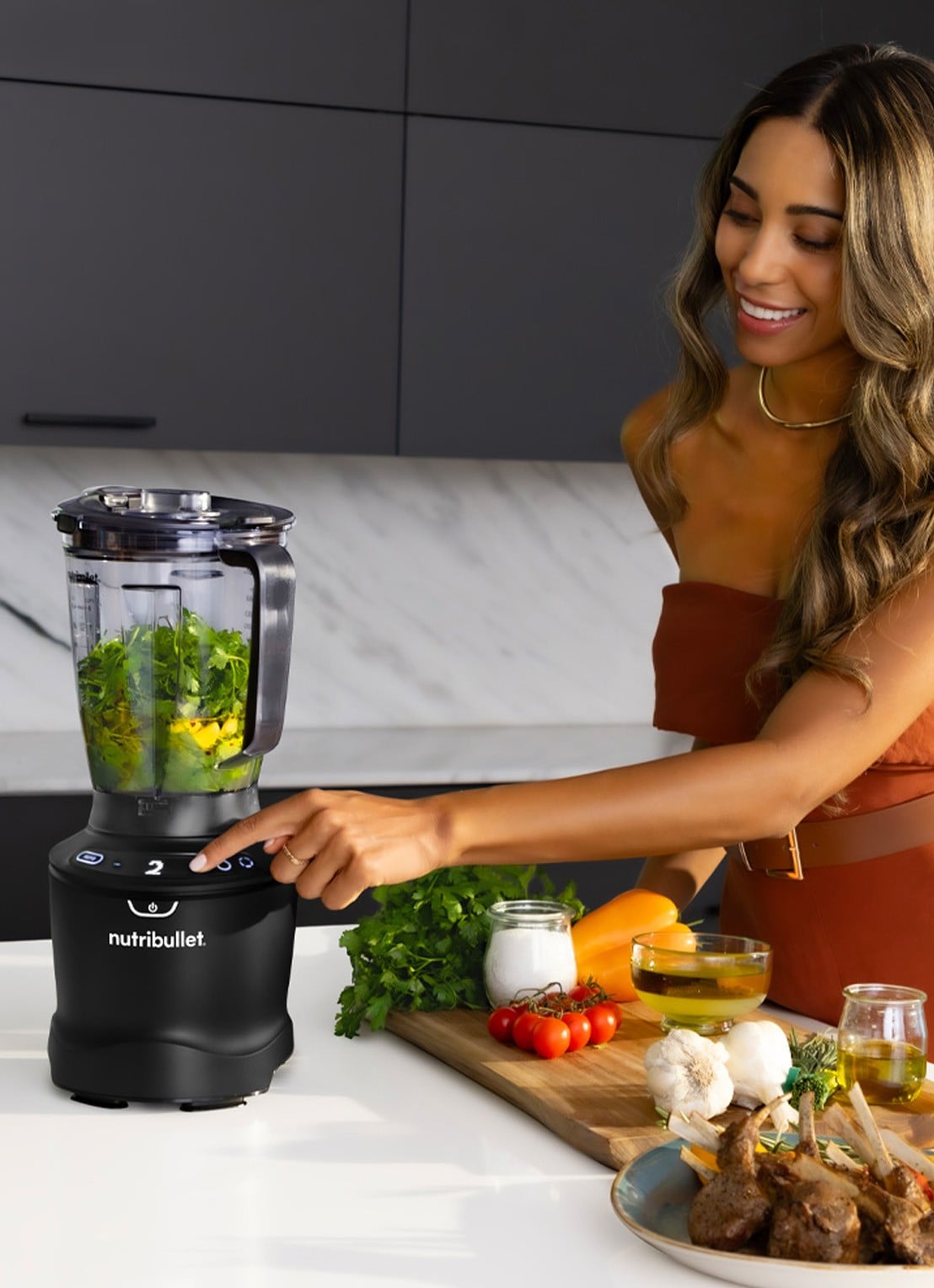 Nutribullet 1500 Smart Sense Combo blender 1,8 liter V09706 - detail 3 zwart