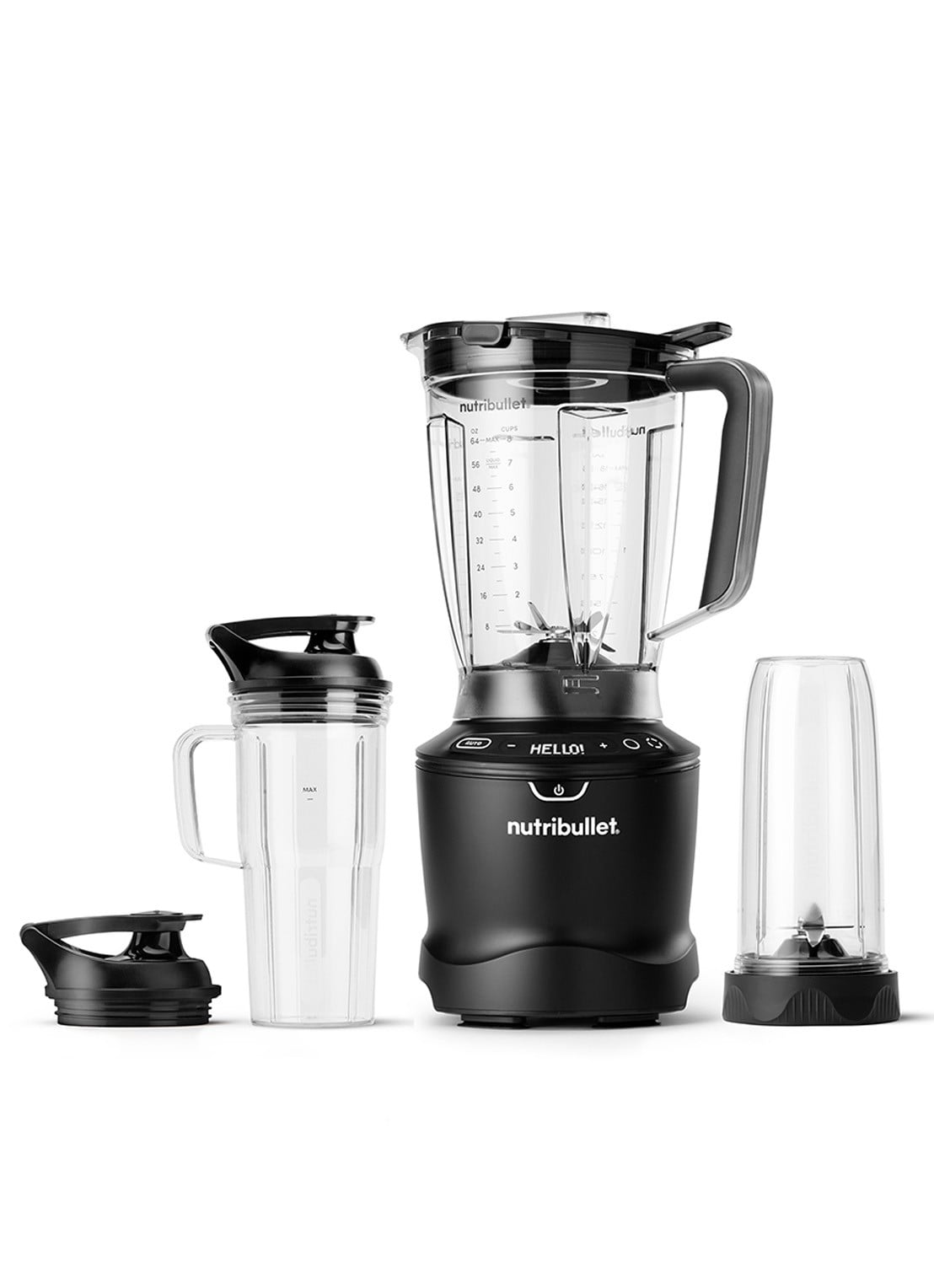 Nutribullet 1500 Smart Sense Combo blender 1,8 liter V09706 - voorkant 5 zwart