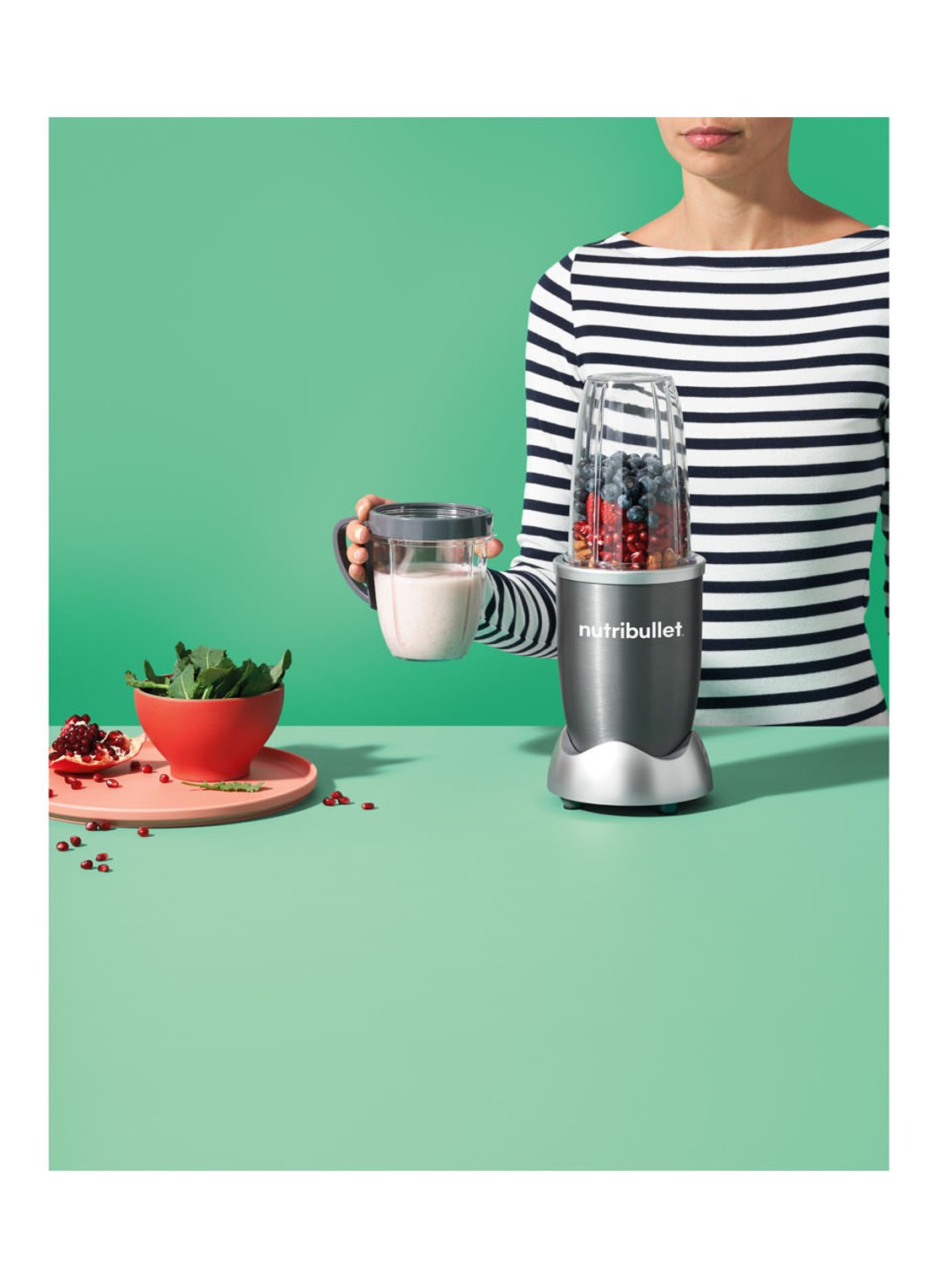 Nutribullet 600 series blender 0,6 liter V04003 - voorkant 3 donkergrijs