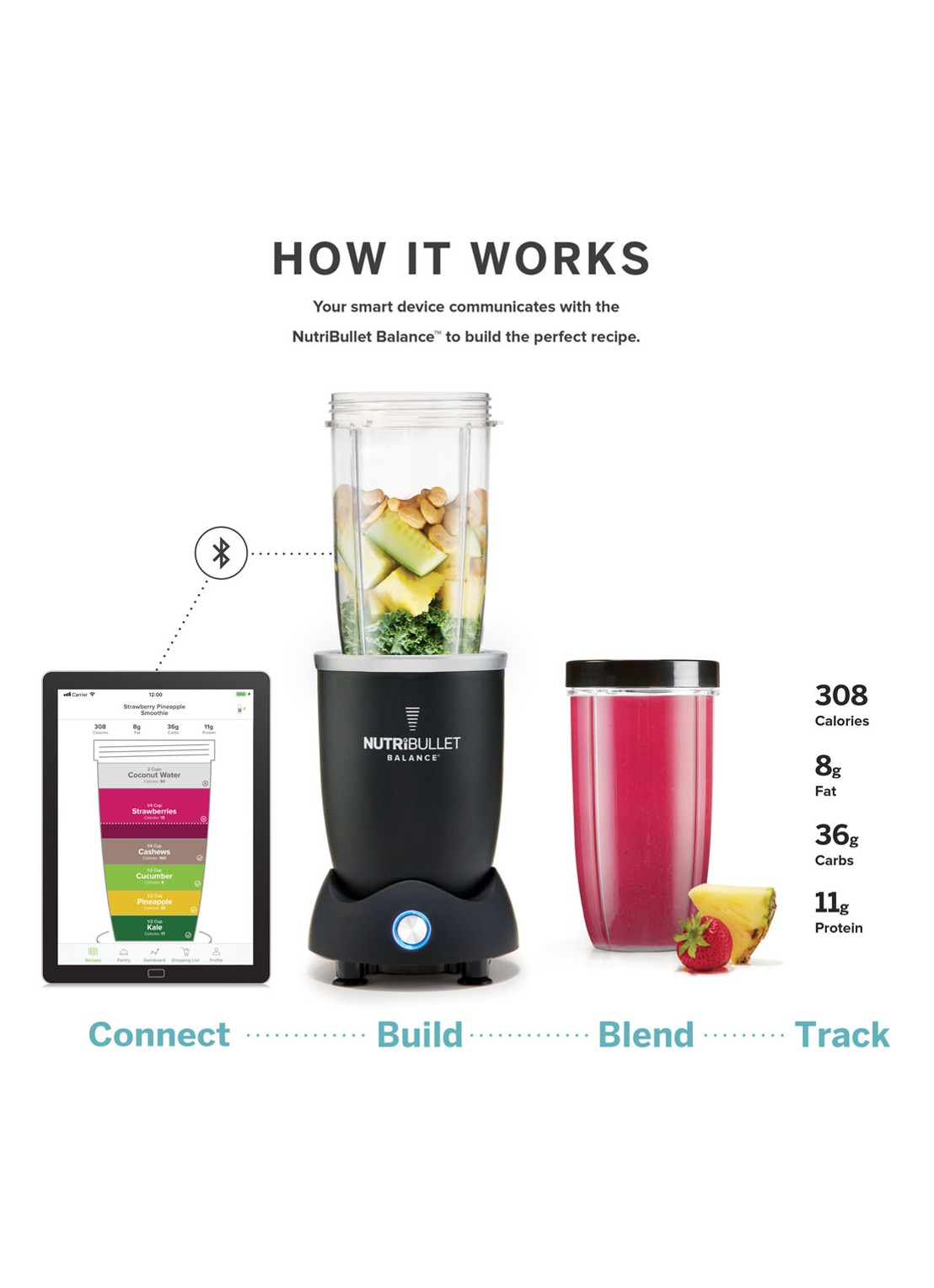 Nutribullet Balance blender 95 cl BX620 - detail 3 zwart