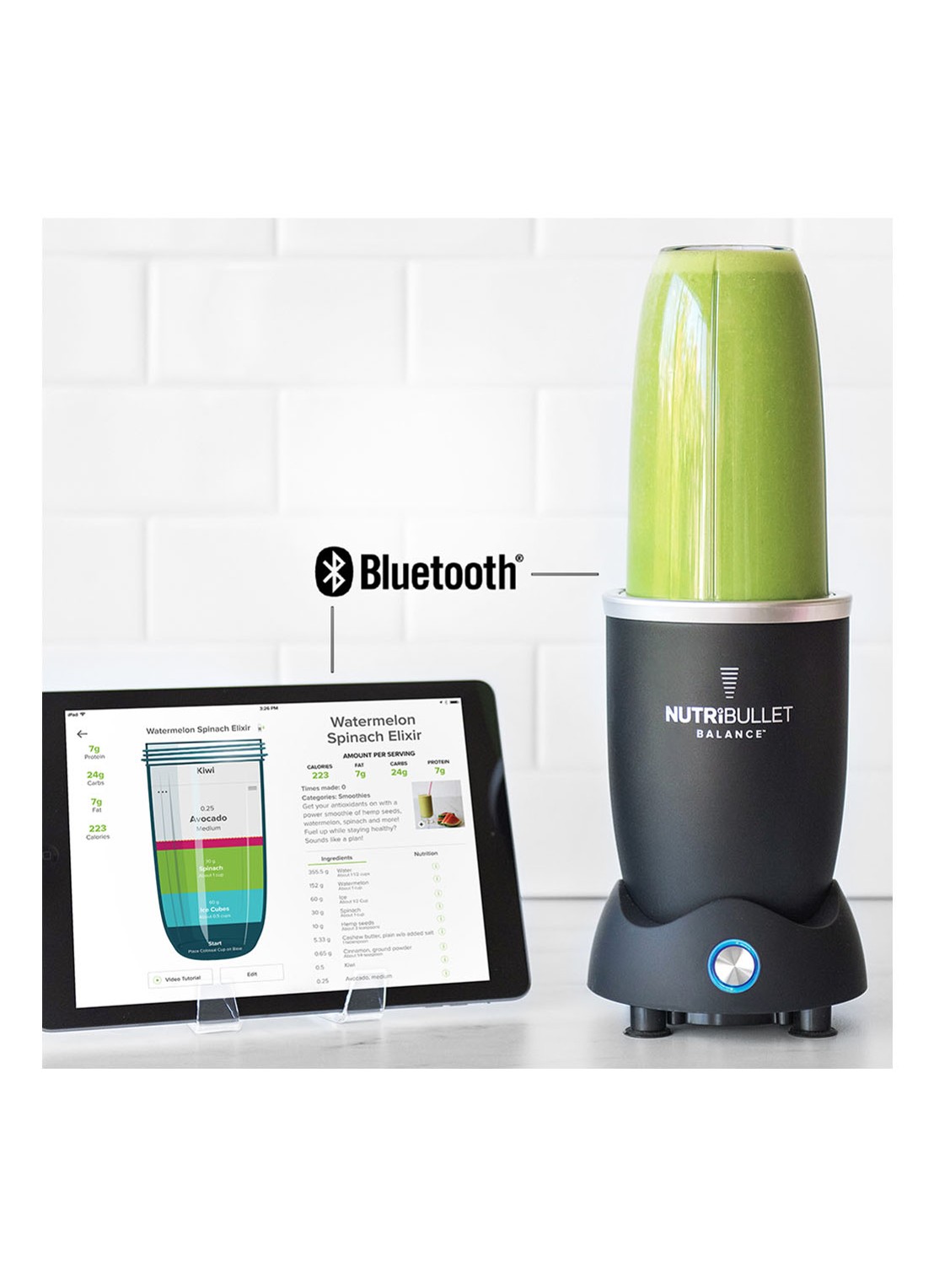 Nutribullet Balance blender 95 cl BX620 - detail 7 zwart