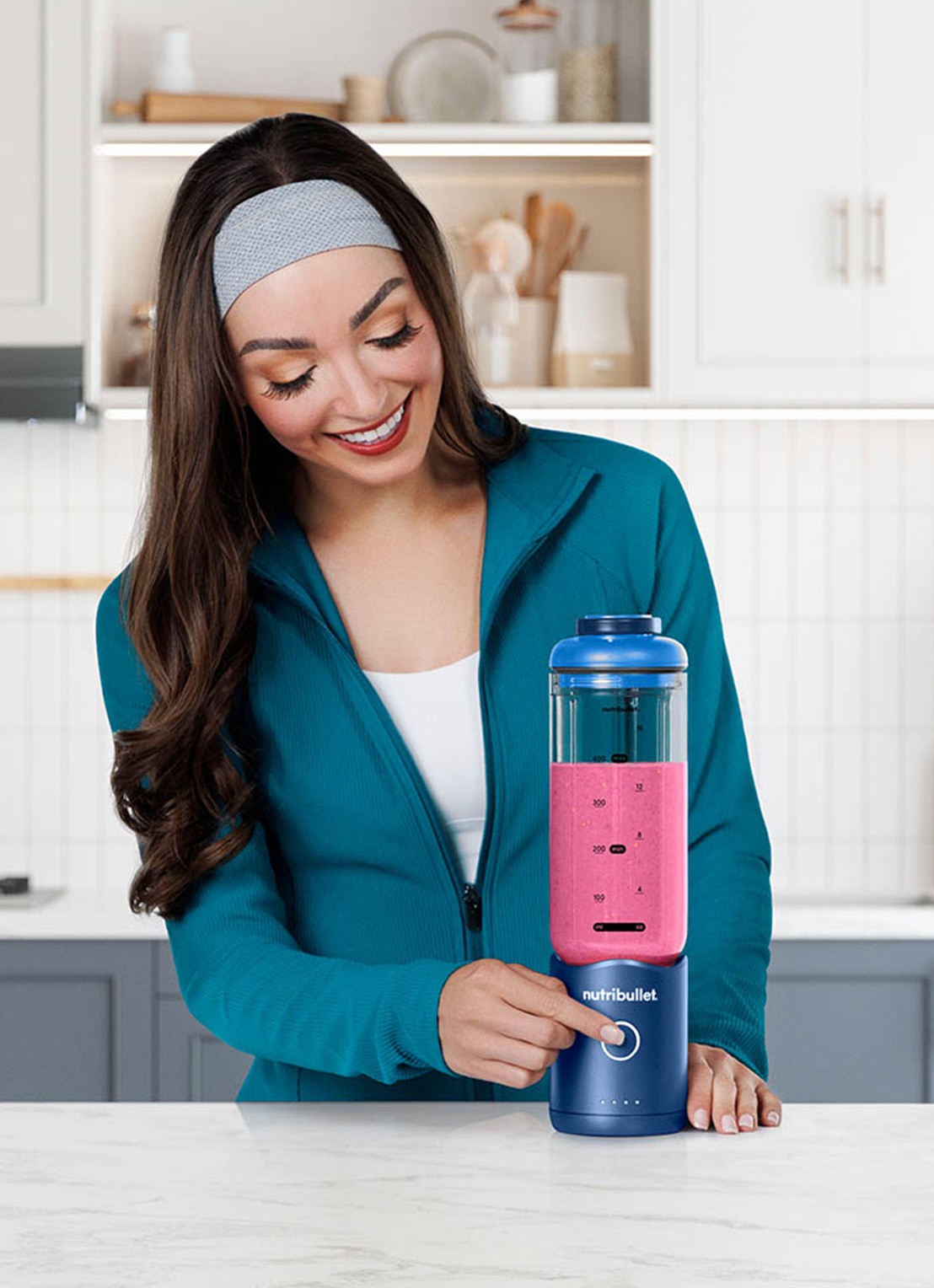 Nutribullet Flex blender 0,59 liter - achterkant 7 blauw
