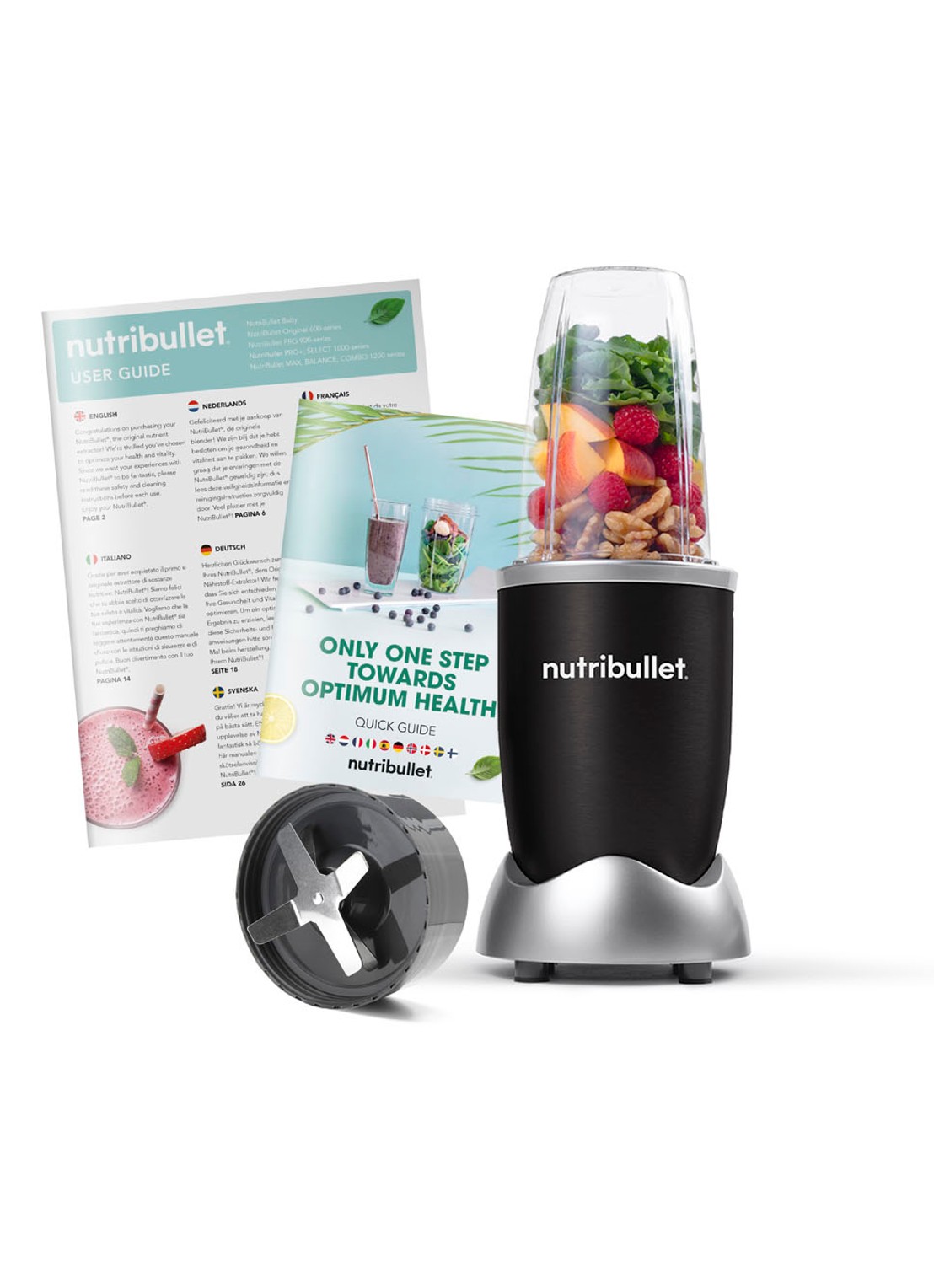 Nutribullet Original 600 blender 5-delig V05899 - detail 6 zwart