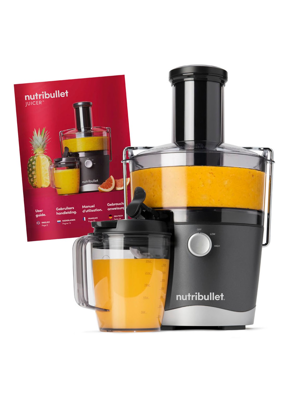 Nutribullet Sapcentrifuge 0,8 liter V07146 - detail 3 donkergrijs
