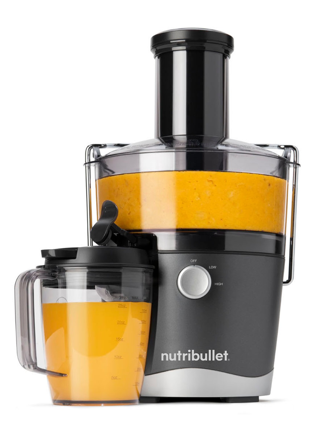 Nutribullet Sapcentrifuge 0,8 liter V07146 - voorkant donkergrijs