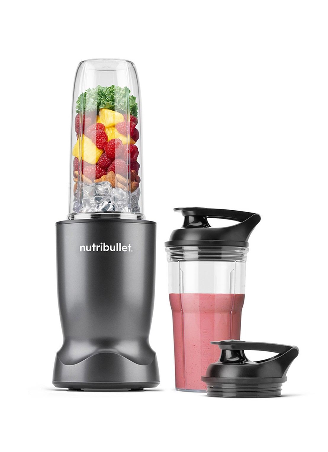 Nutribullet Turbo blender 0,9 liter - voorkant 5 metallic