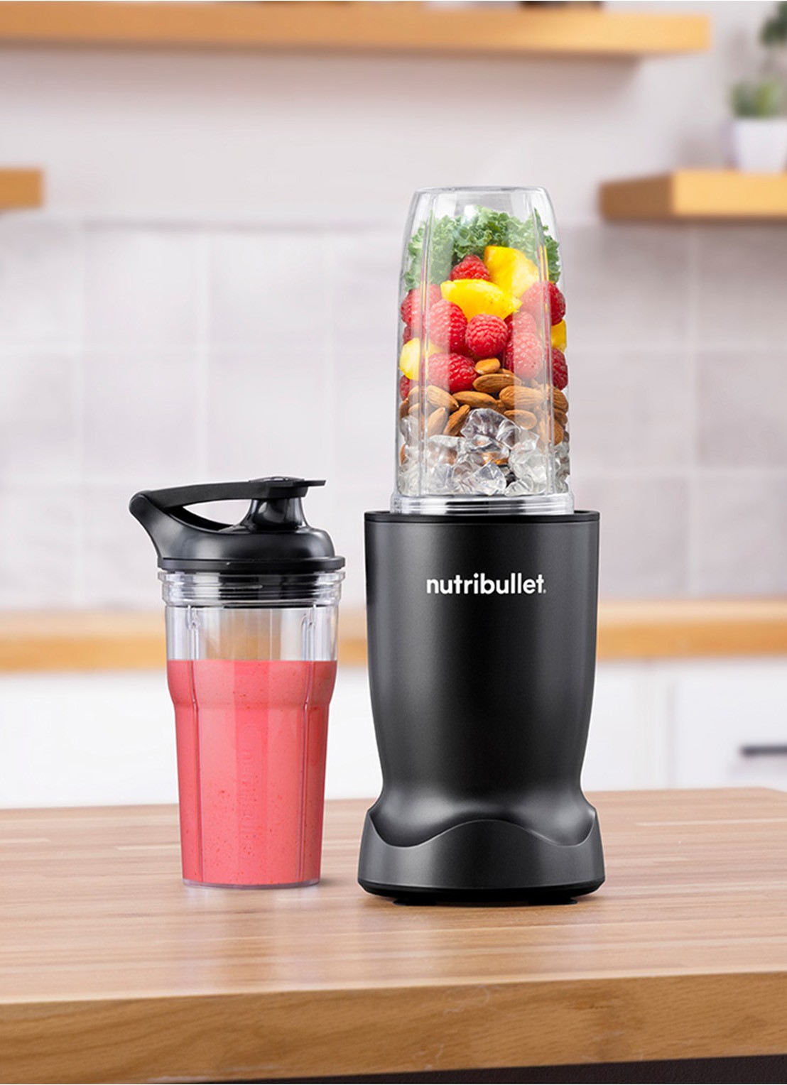 Nutribullet Turbo blender 0,9 liter - achterkant 5 zwart