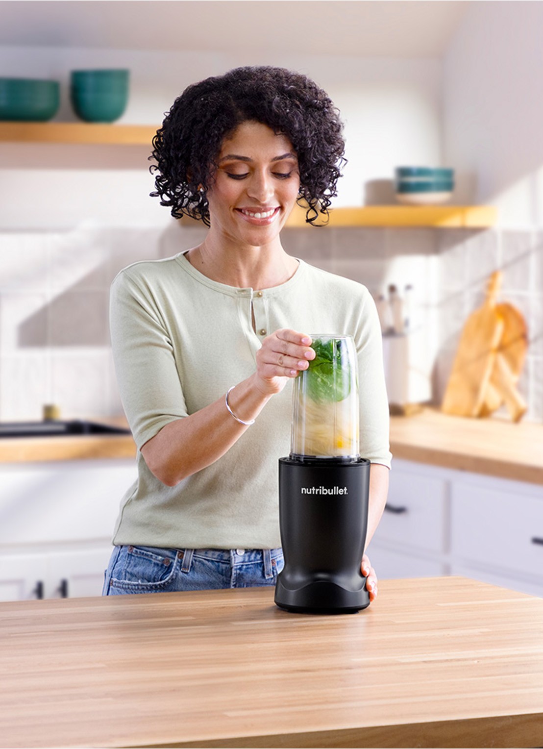 Nutribullet Turbo blender 0,9 liter - detail zwart