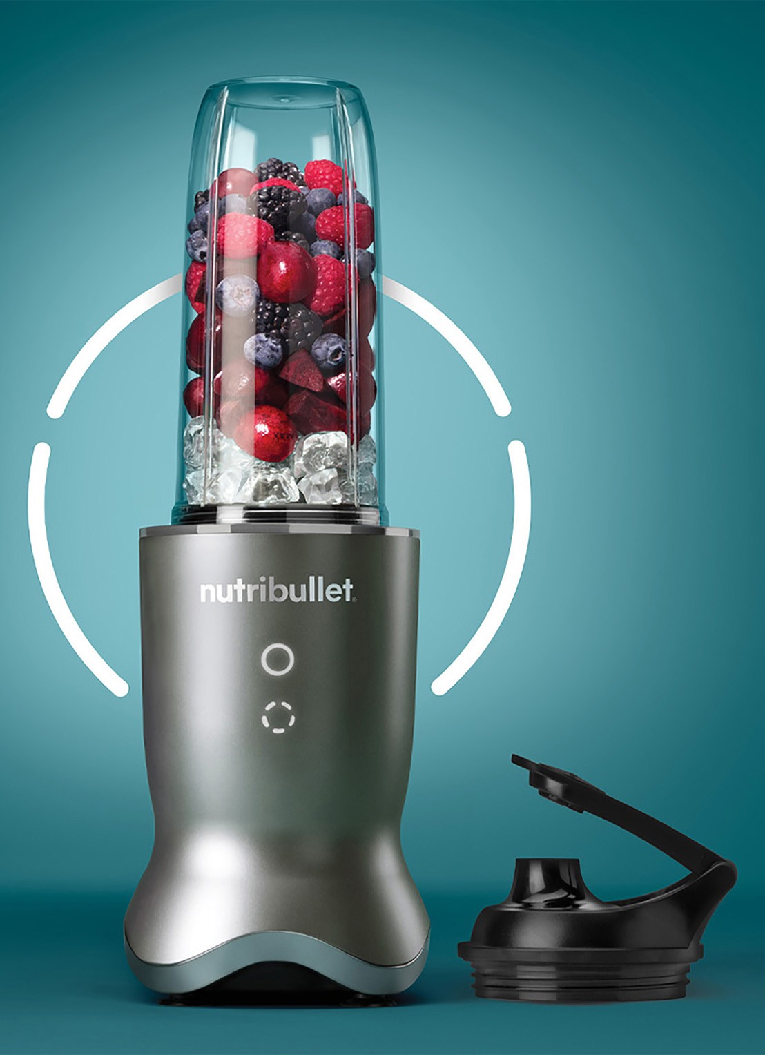 Nutribullet Ultra 1200 blender 0,7/0,9 liter V09755 - voorkant 2 zilver