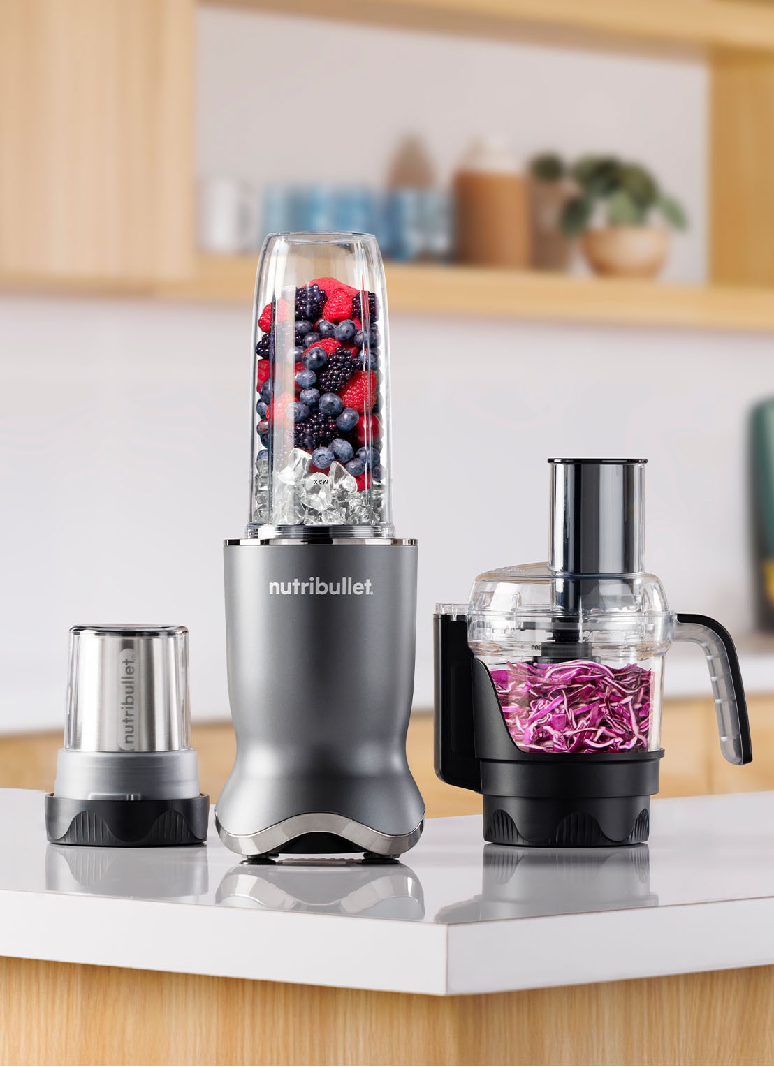 Nutribullet Ultra Plus+ blender & foodprocessor 0,9 liter - detail 4 zwart