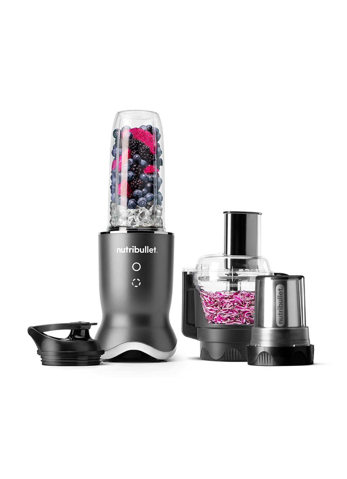 Nutribullet Ultra Plus+ blender & foodprocessor 0,9 liter - voorkant 6 zwart