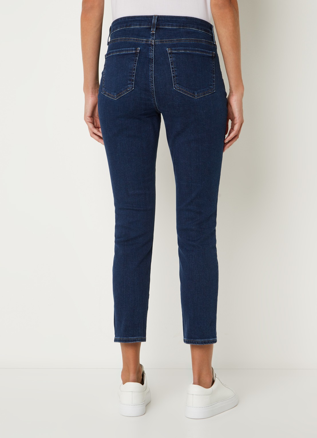 NYDJ Alina high waist cropped skinny jeans  - achterkant indigo