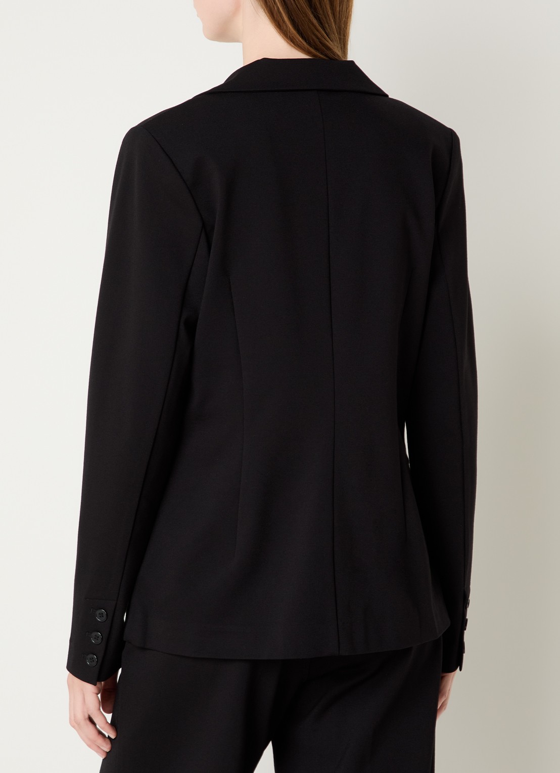 NYDJ Classic blazer met paspelzakken - achterkant 2 zwart