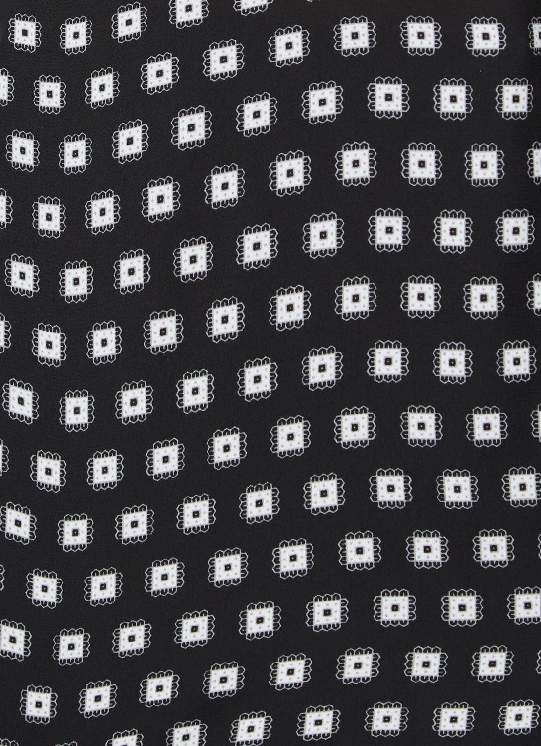 NYDJ Tuniek met print en strikkraag - detail 3 zwart