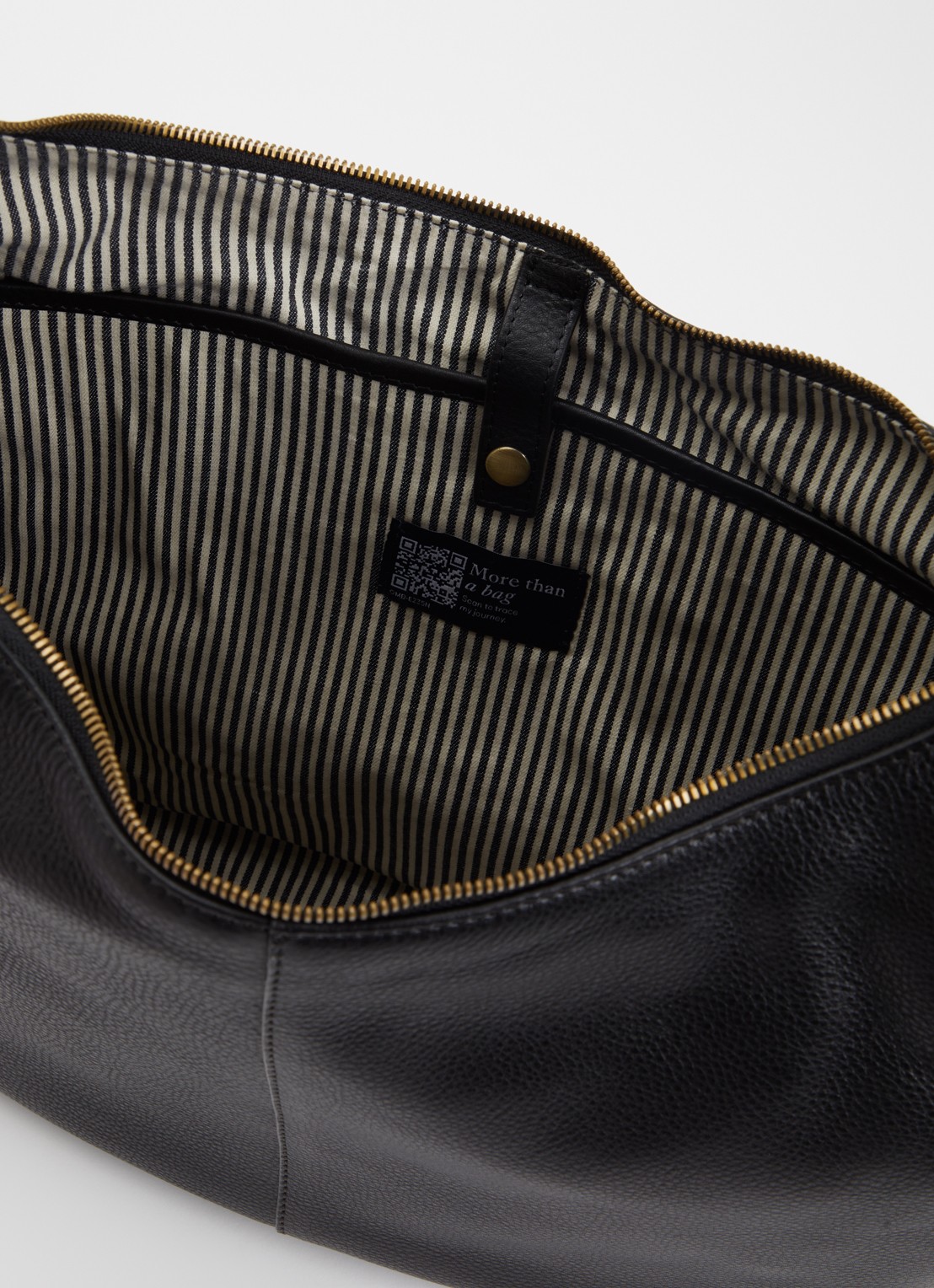 O My Bag Coco Grand schoudertas van leer  - detail 3 zwart