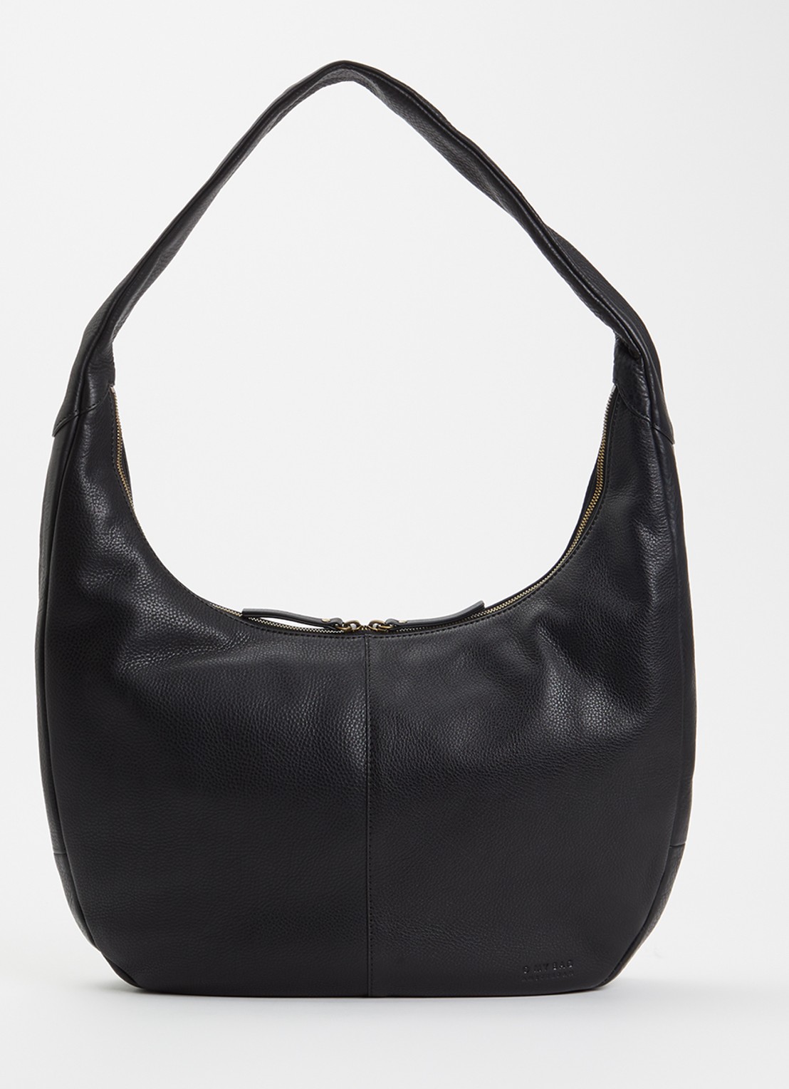 O My Bag Coco Grand schoudertas van leer  - voorkant 2 zwart