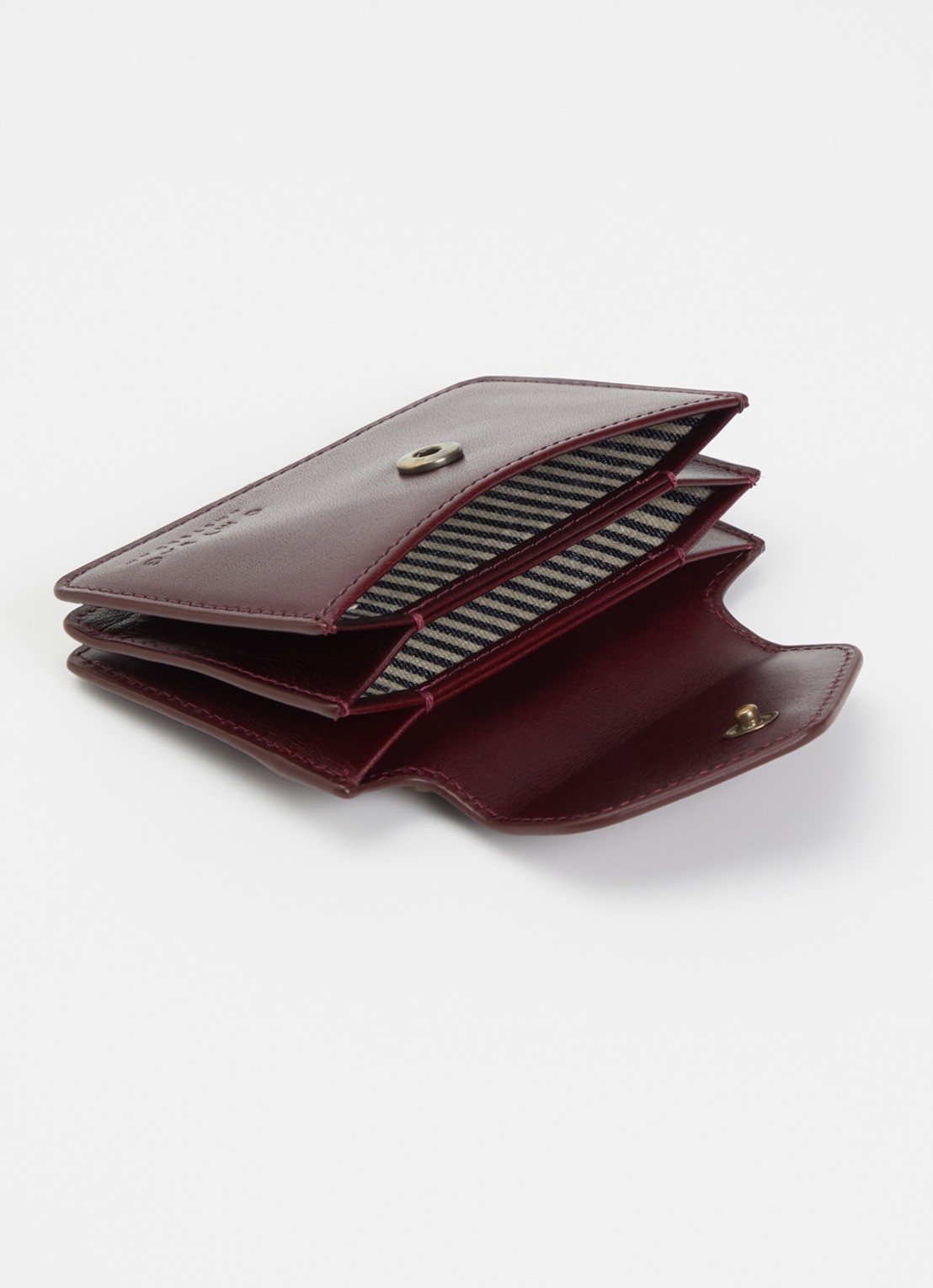 O My Bag Harmonica portemonnee van leer - voorkant 2 kersenrood
