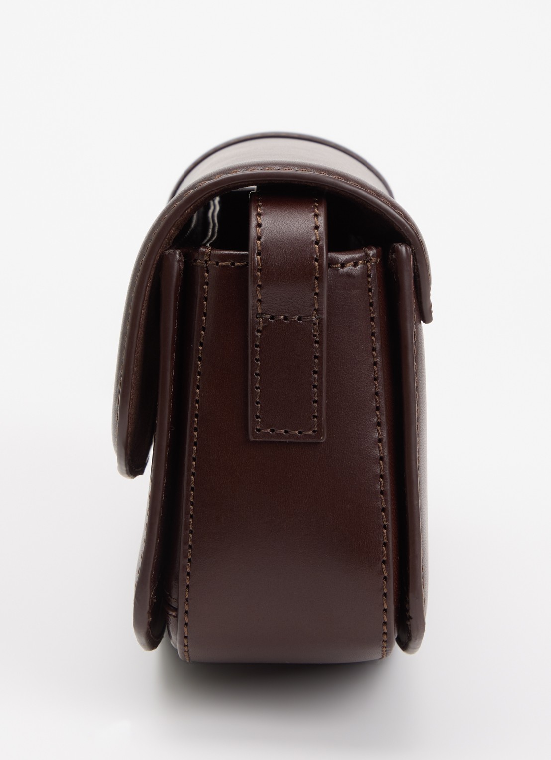 O My Bag Kendalini crossbodytas van leer met verstelbare schouderriem - detail 4 bruin