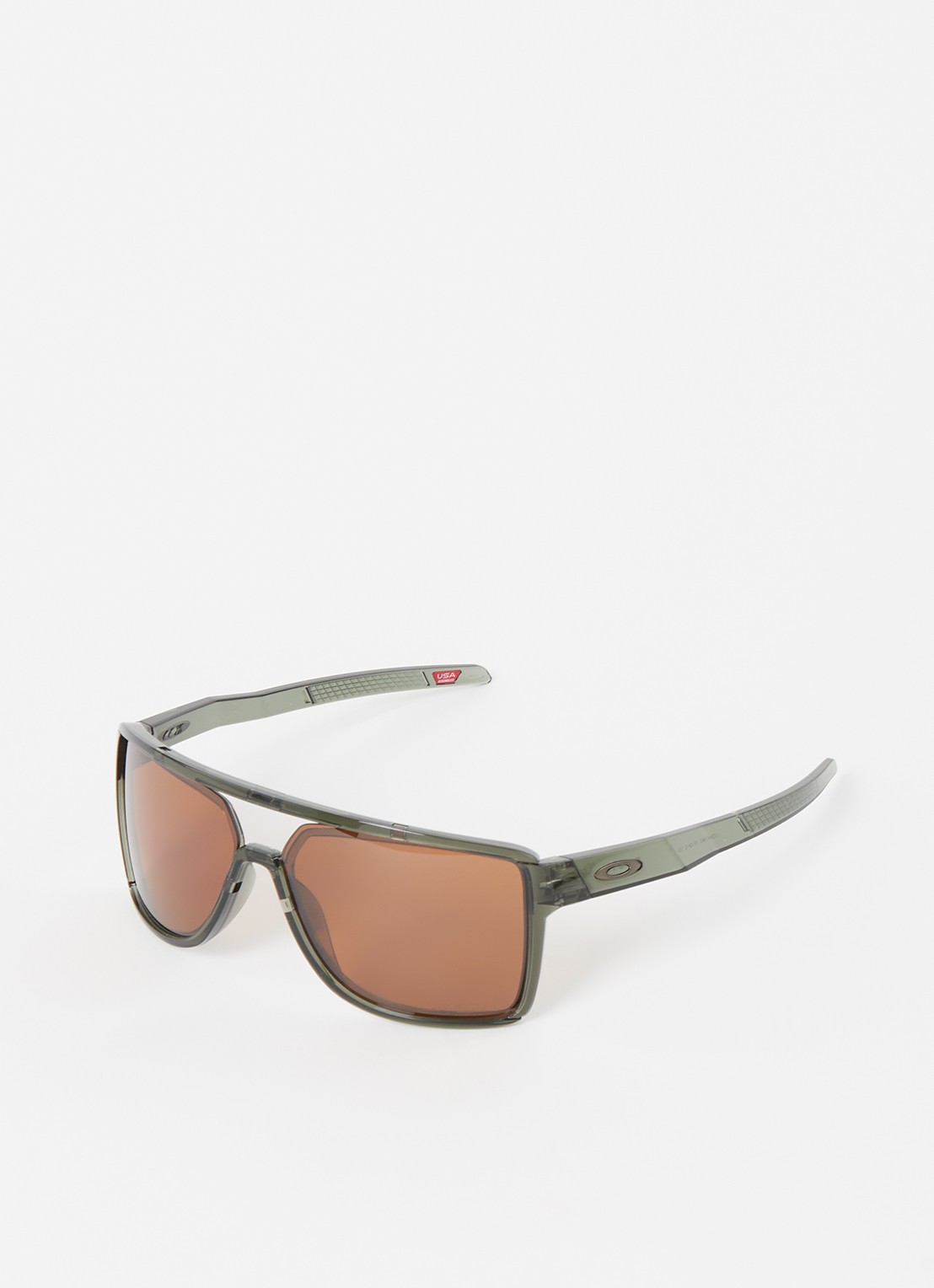Oakley Castel zonnebril gepolariseerd OO9147  - voorkant 3 olijfgroen
