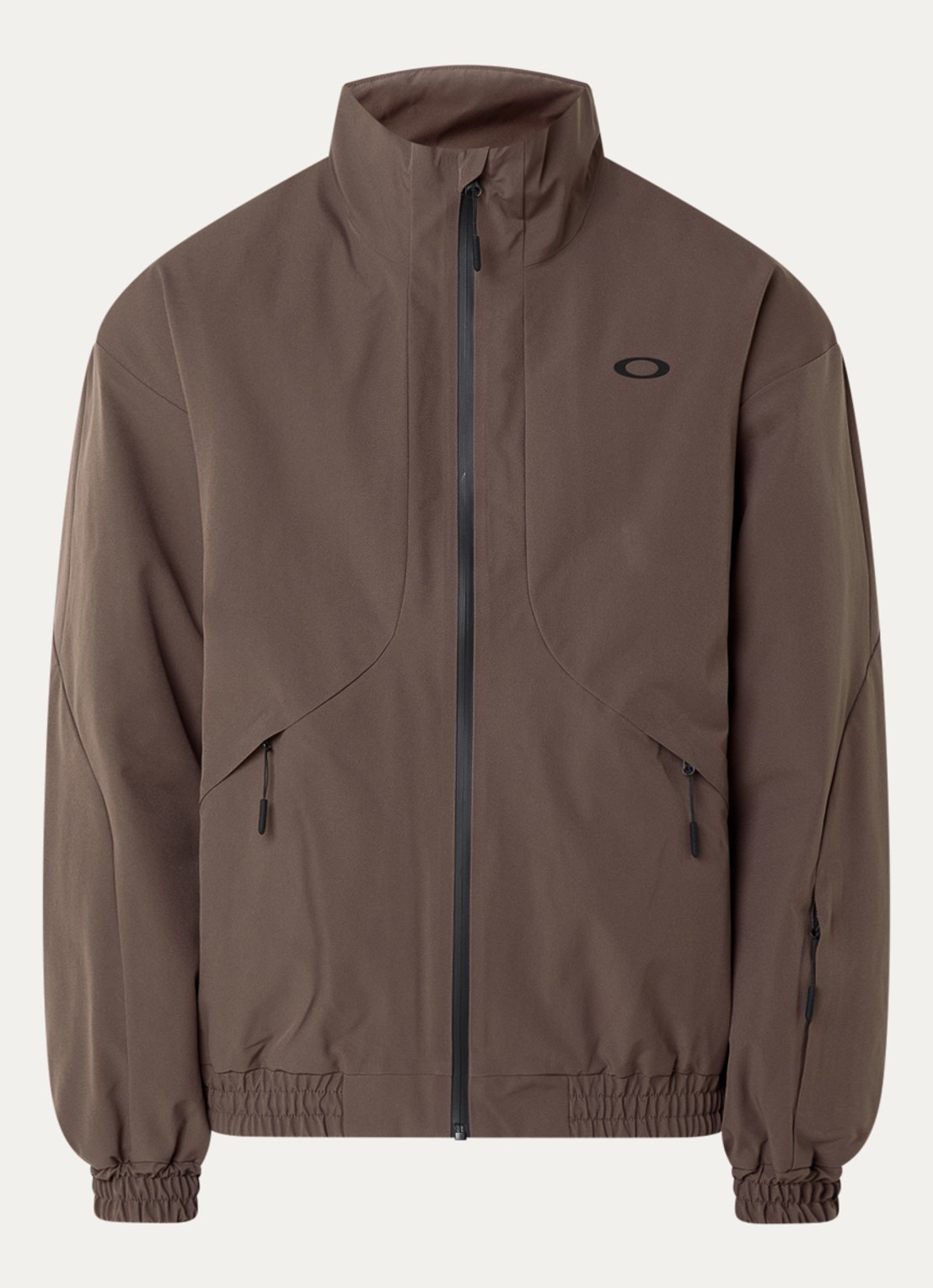 Oakley Channel softshell jack met logo - voorkant 3 bruin