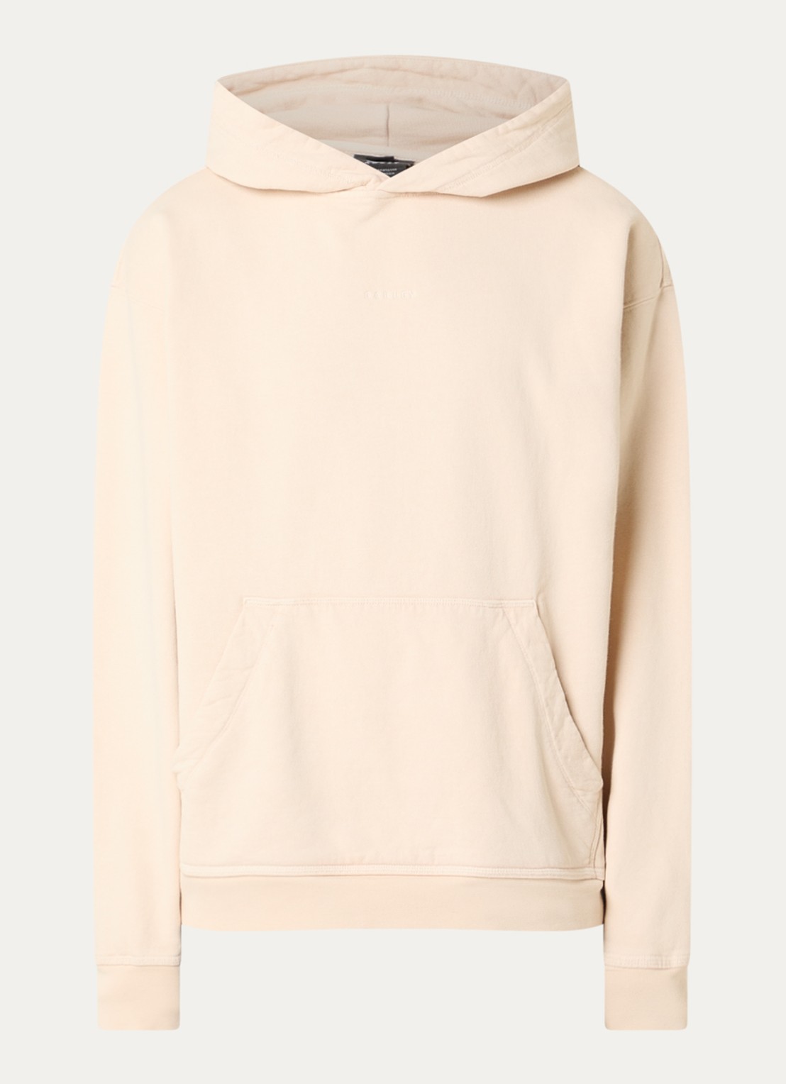 Oakley Echo hoodie met logo- en backprint - voorkant 4 beige