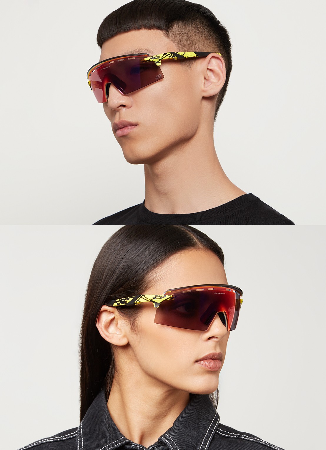 Oakley Encoder Strike Vented zonnebril OO9235 - voorkant 2 abrikoos