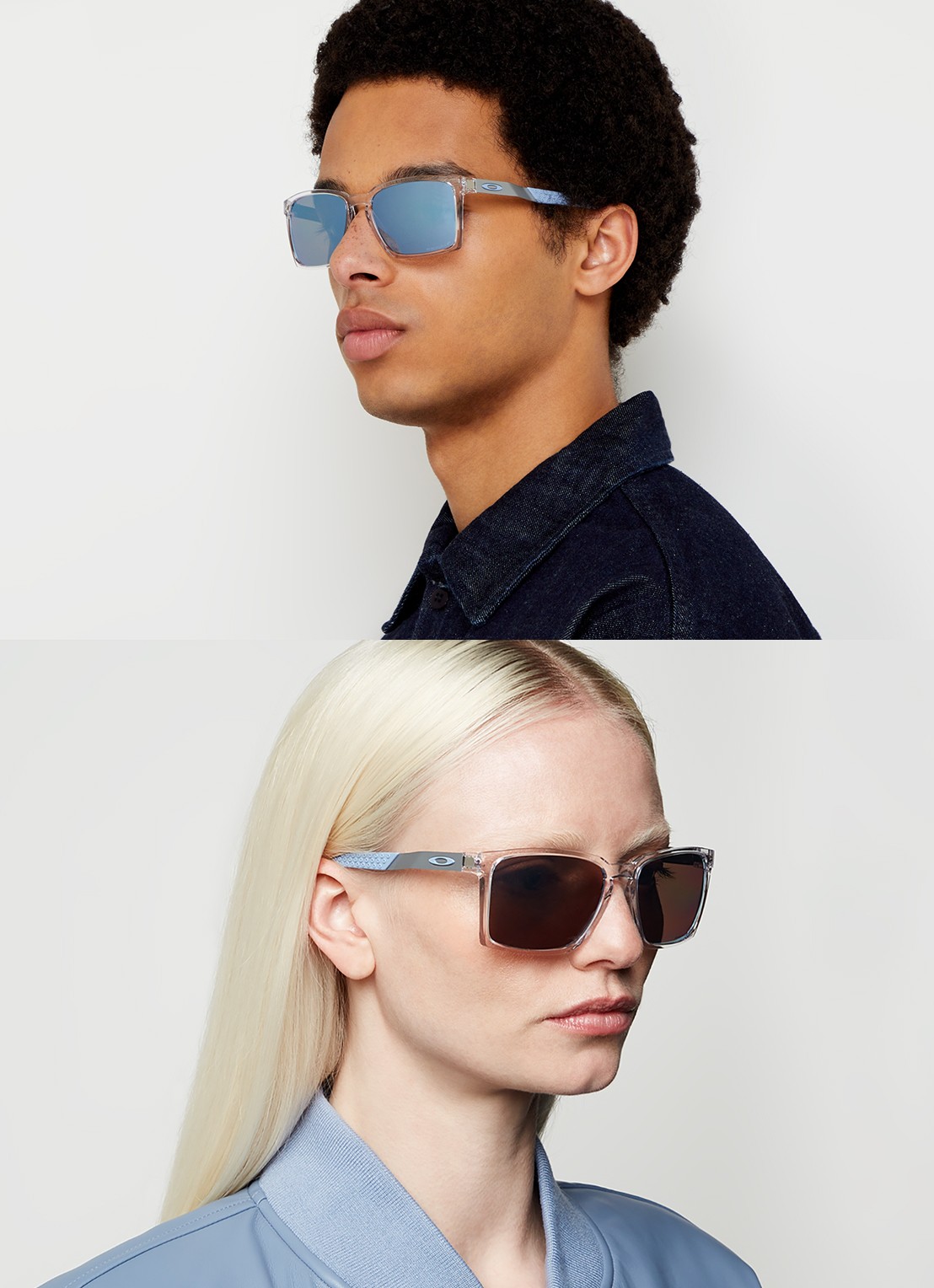 Oakley Exchange zonnebril gepolariseerd OO9483 - voorkant 5 lichtgrijs