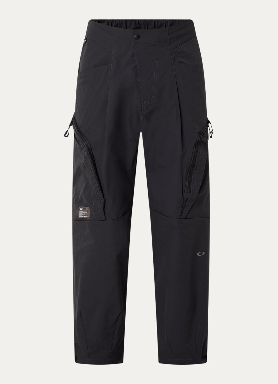 Oakley FGL straight fit cargobroek met klepzakken - voorkant 4 zwart