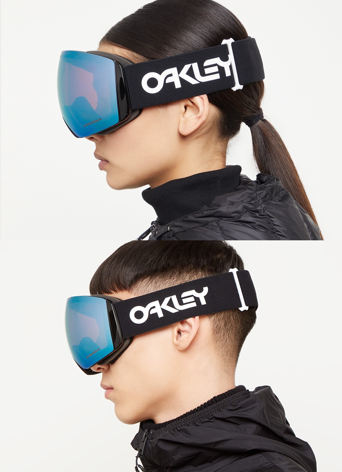 Oakley Flight Deck L Skibril OO7050 - voorkant 4 zwart