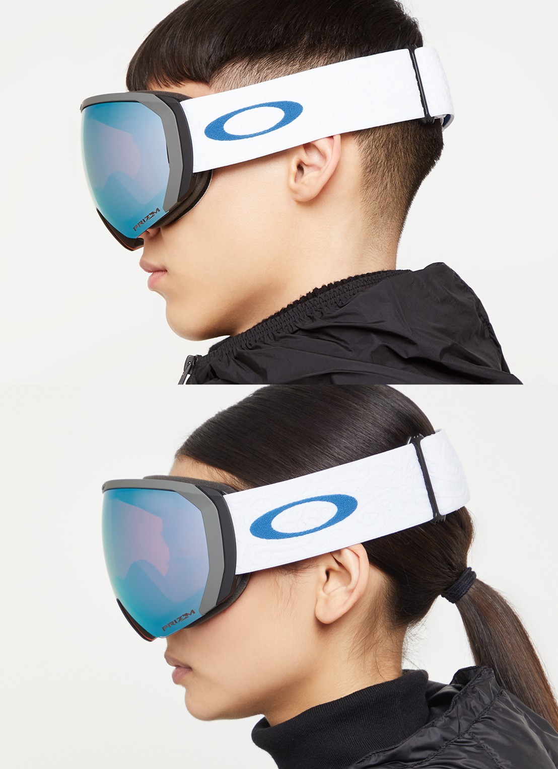 Oakley Flight Path L skibril OO7110 - voorkant 4 wit