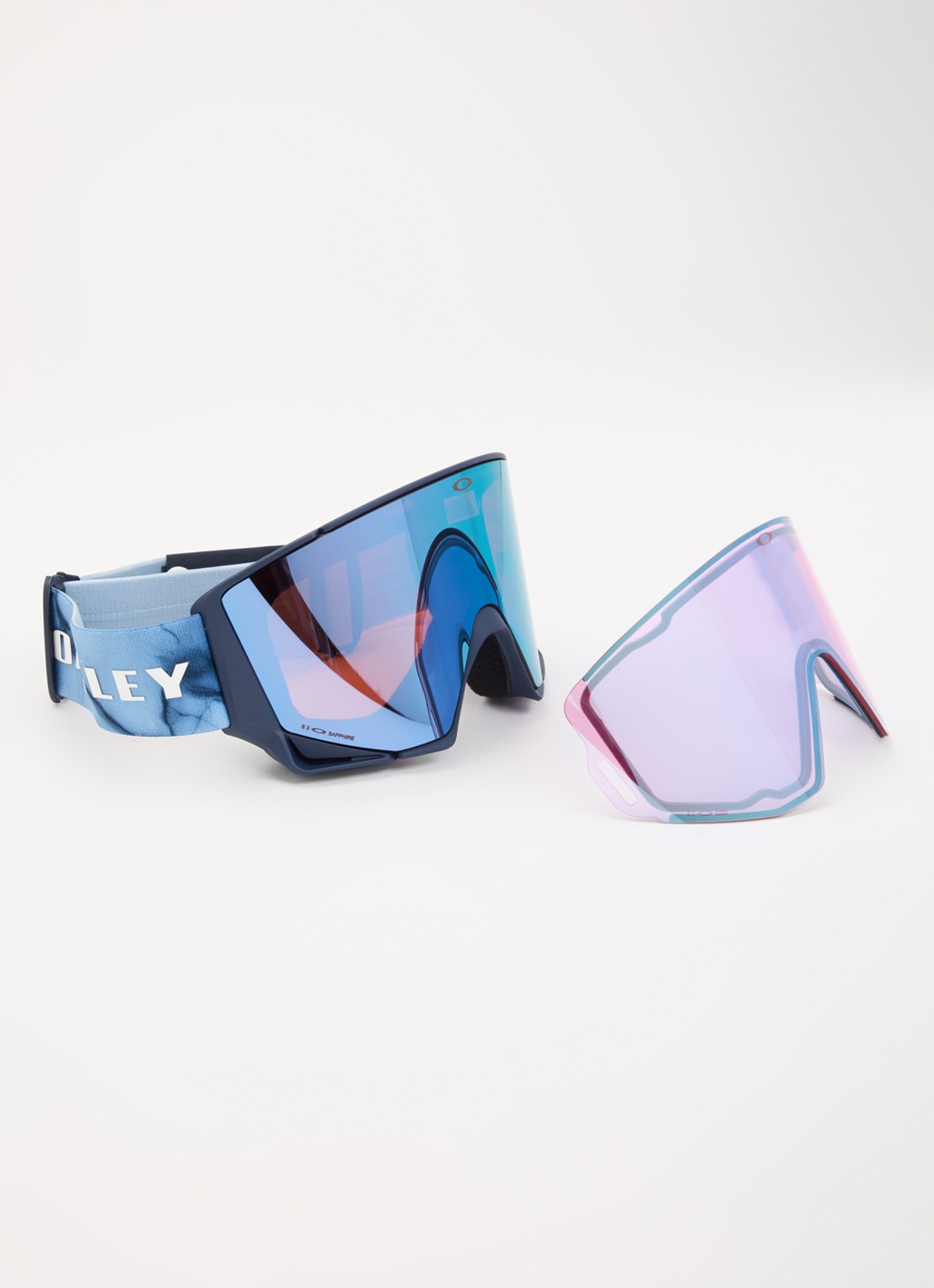 Oakley Flow Scape L skibril met verwisselbare lens OZ7145 - detail 2 blauw